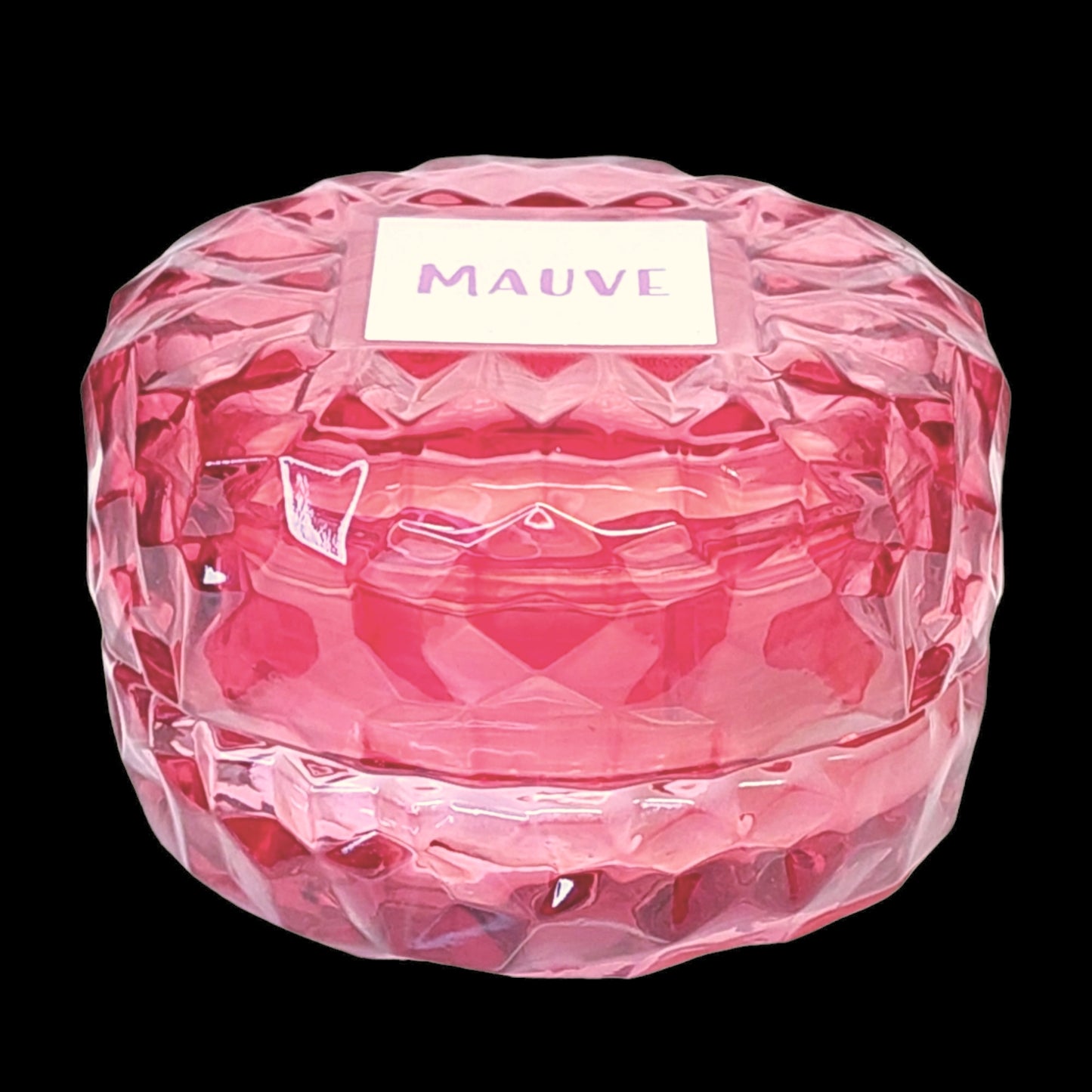 Scented Candle in Pink Diamond Macaron Jar - choose your fragrance